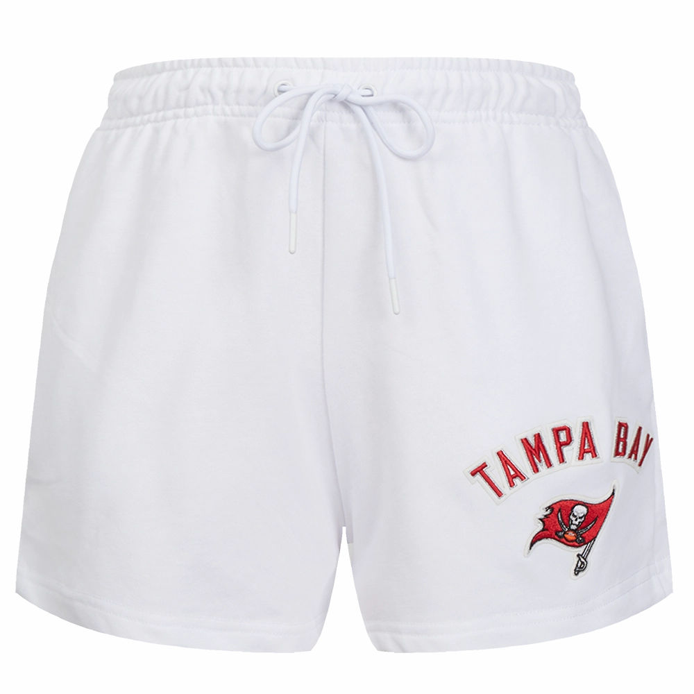 NFL TAMPA BAY BUCCANEERS CLASSIC WOMEN'S FLEECE SHORT (WHITE)