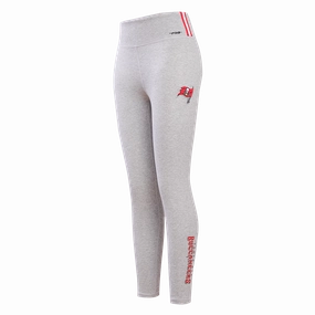 NFL TAMPA BAY BUCCANEERS CLASSIC WOMEN'S JERSEY LEGGING (HEATHER GREY)