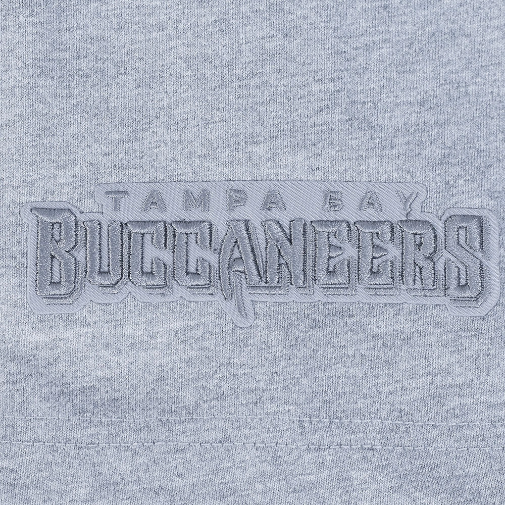 NFL TAMPA BAY BUCCANEERS NEUTRAL MEN'S COTTON JERSEY DROP SHOULDER TEE (DARK HEATHER GRAY)