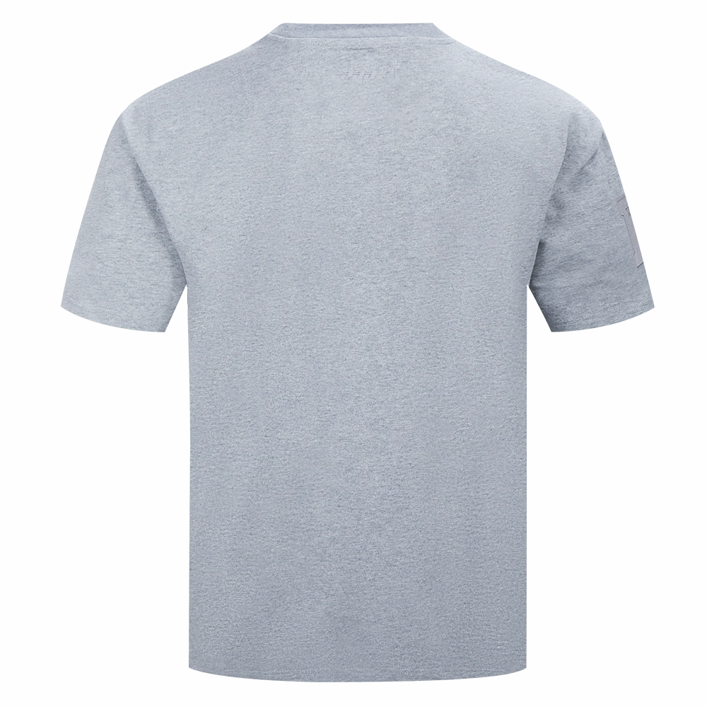 NFL TAMPA BAY BUCCANEERS NEUTRAL MEN'S COTTON JERSEY DROP SHOULDER TEE (DARK HEATHER GRAY)