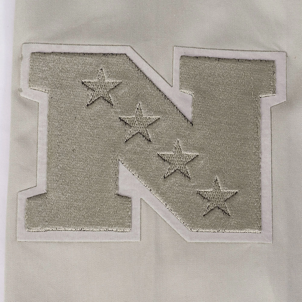 NFL TAMPA BAY BUCCANEERS NEUTRAL MEN'S TWILL JACKET (TAUPE)