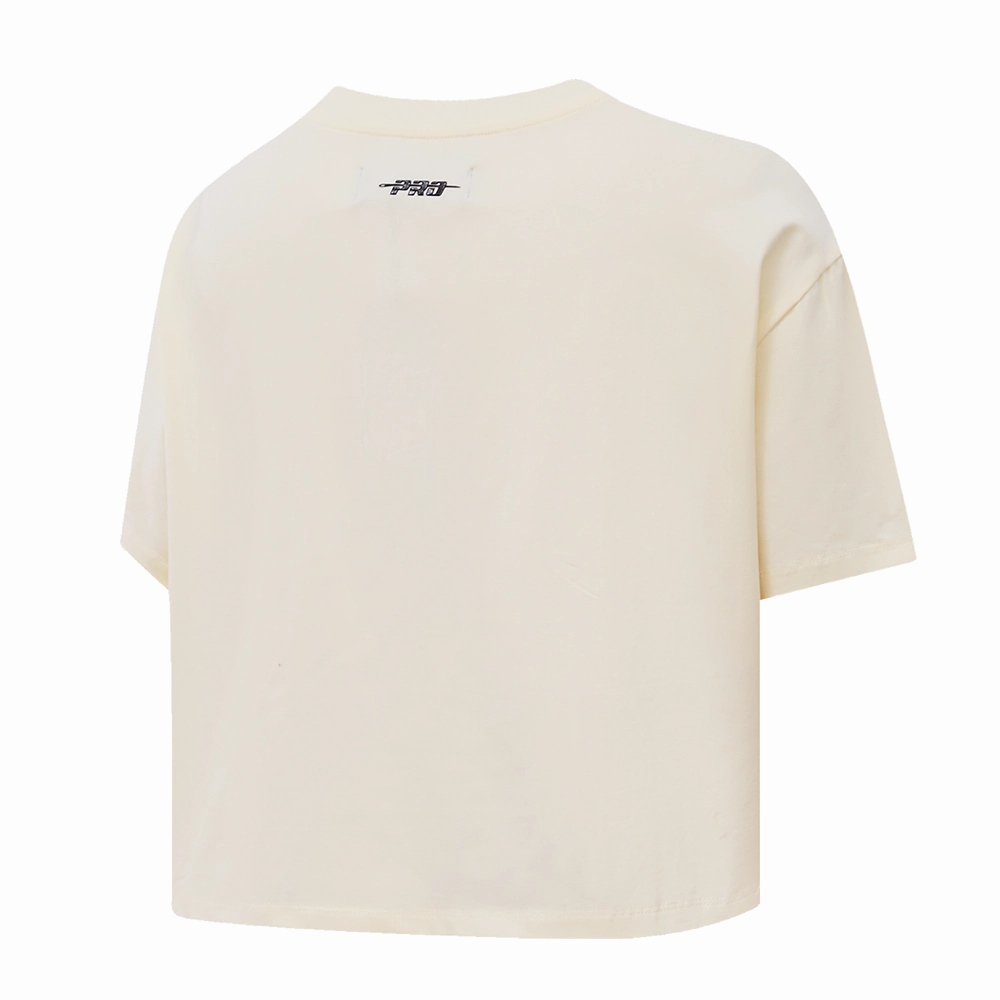 NFL TAMPA BAY BUCCANEERS RETRO CLASSIC WOMEN'S BOXY TEE (EGGSHELL)