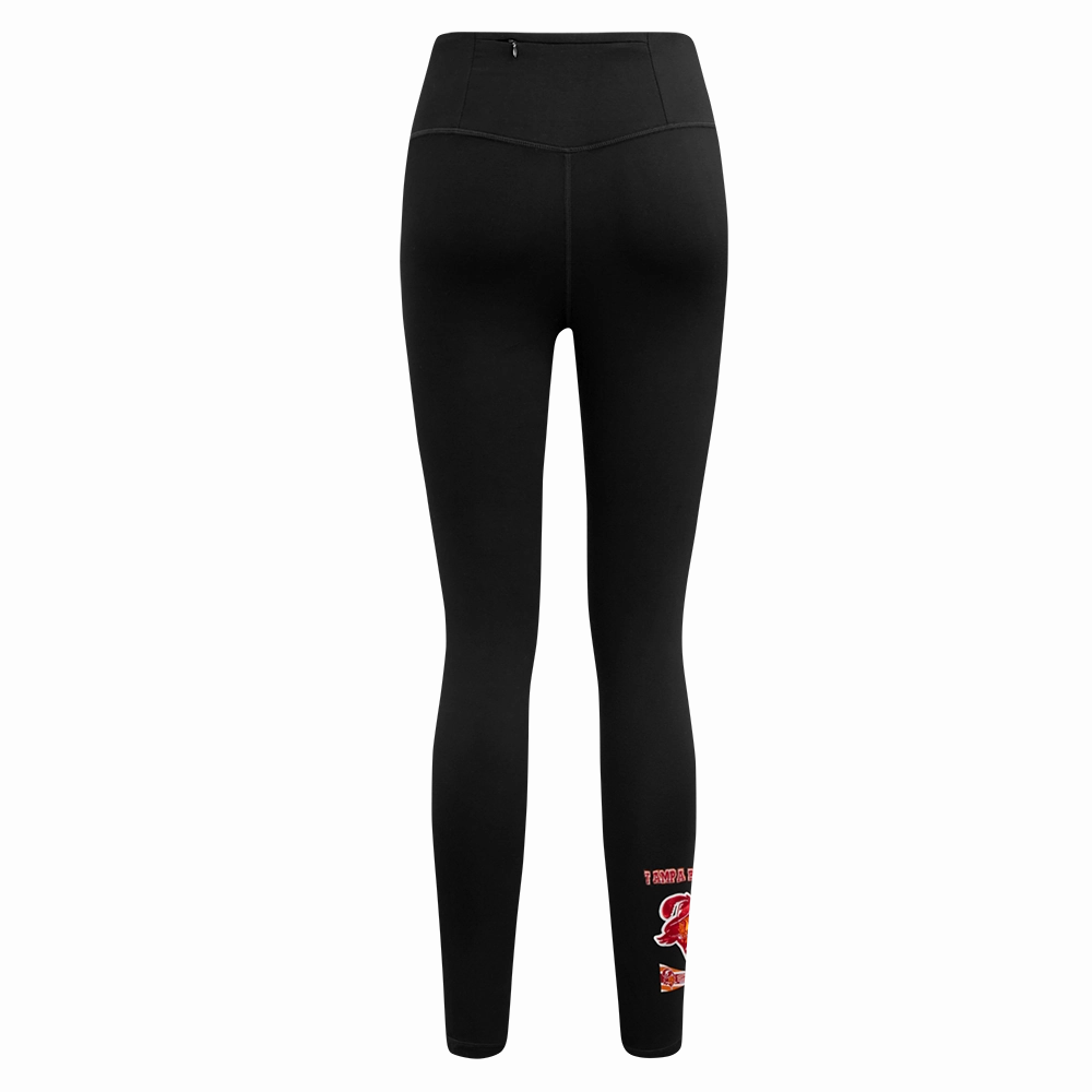 NFL TAMPA BAY BUCCANEERS RETRO CLASSIC WOMEN'S JERSEY LEGGING (BLACK)
