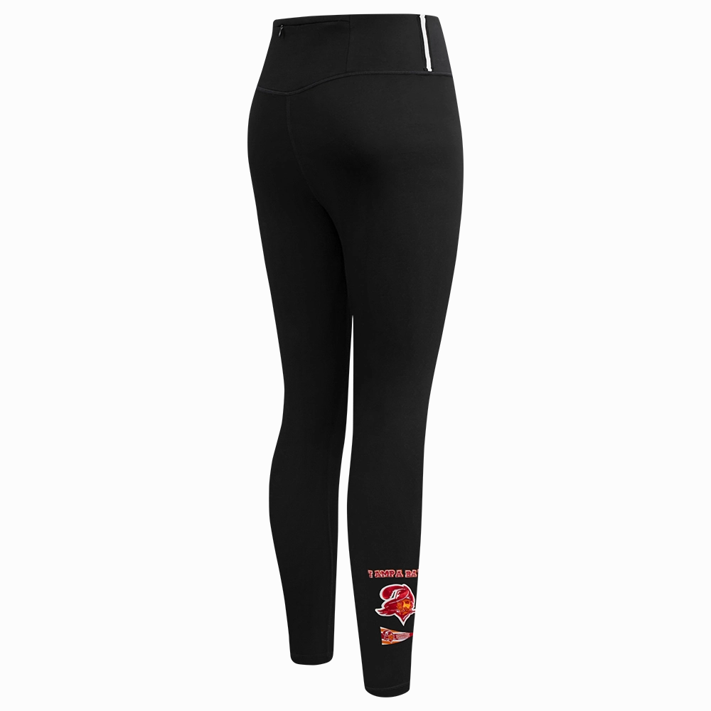 NFL TAMPA BAY BUCCANEERS RETRO CLASSIC WOMEN'S JERSEY LEGGING (BLACK)