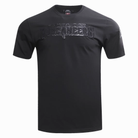 NFL TAMPA BAY BUCCANEERS TRIPLE BLACK MEN'S TEE (TRIPLE BLACK)