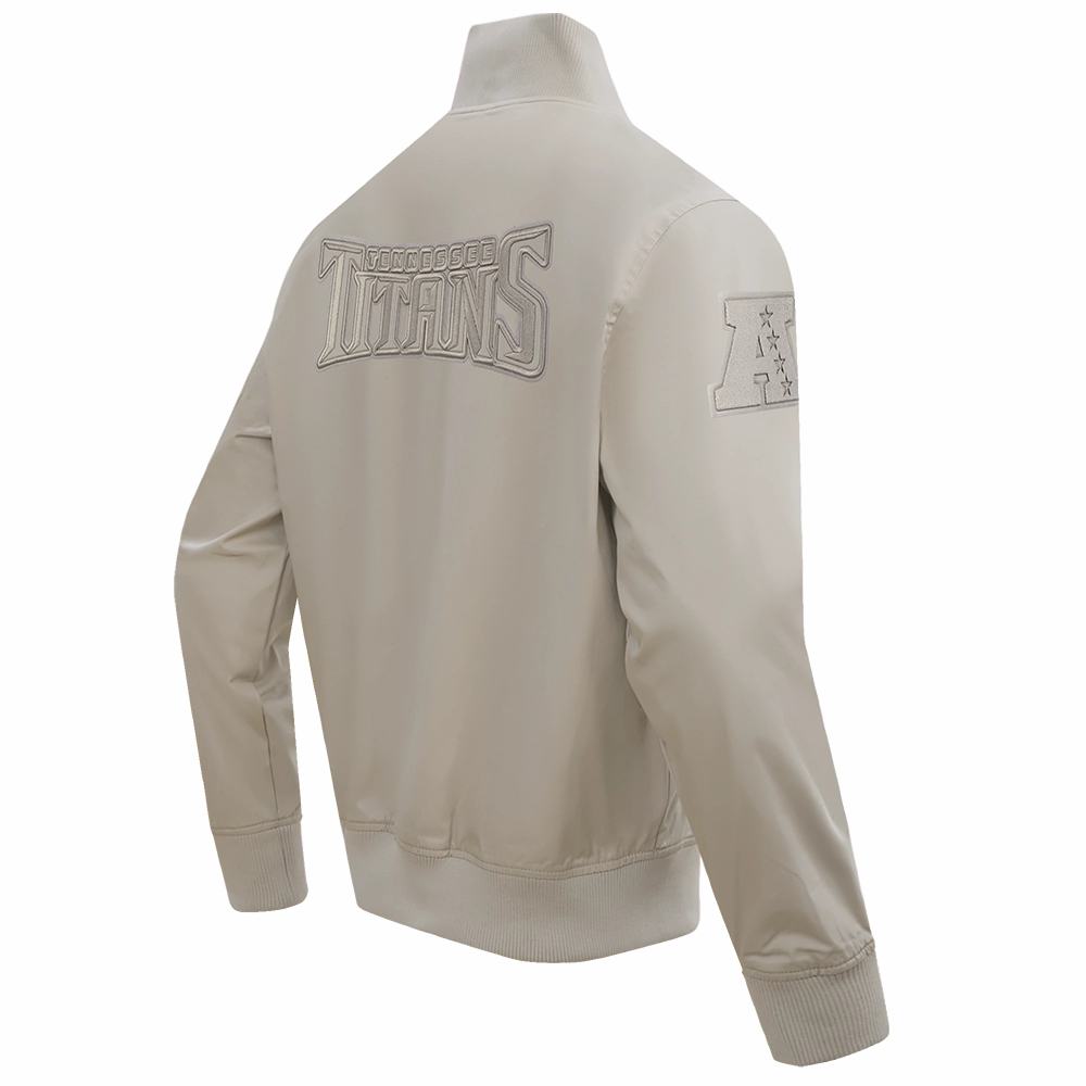 NFL TENNESSEE TITANS NEUTRAL MEN'S TWILL JACKET (TAUPE)