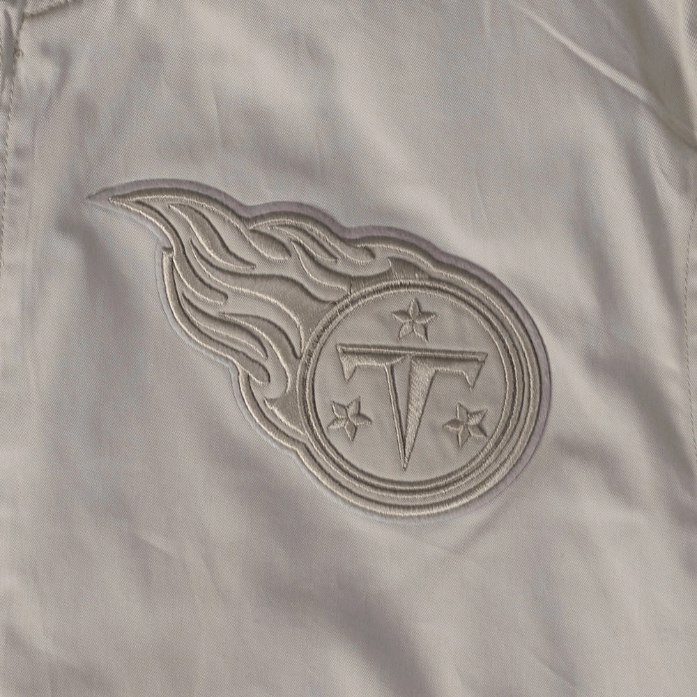 NFL TENNESSEE TITANS NEUTRAL MEN'S TWILL JACKET (TAUPE)