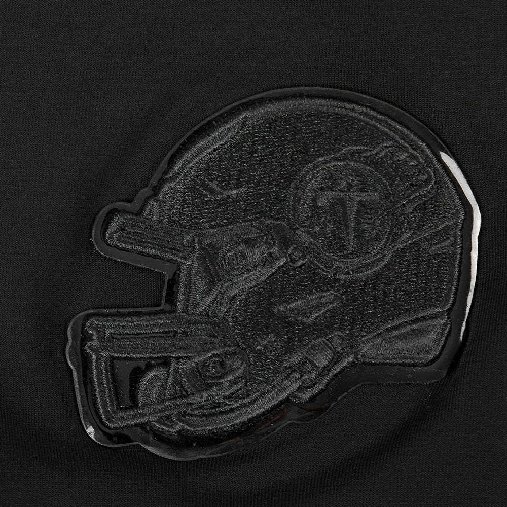 NFL TENNESSEE TITANS TRIPLE BLACK WOMEN'S SJ BOXY TEE (TRIPLE BLACK WOMEN'S)