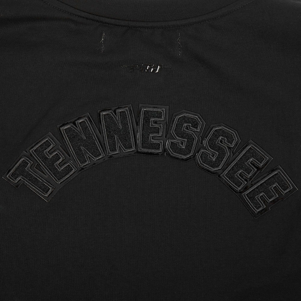 NFL TENNESSEE TITANS TRIPLE BLACK WOMEN'S SJ BOXY TEE (TRIPLE BLACK WOMEN'S)