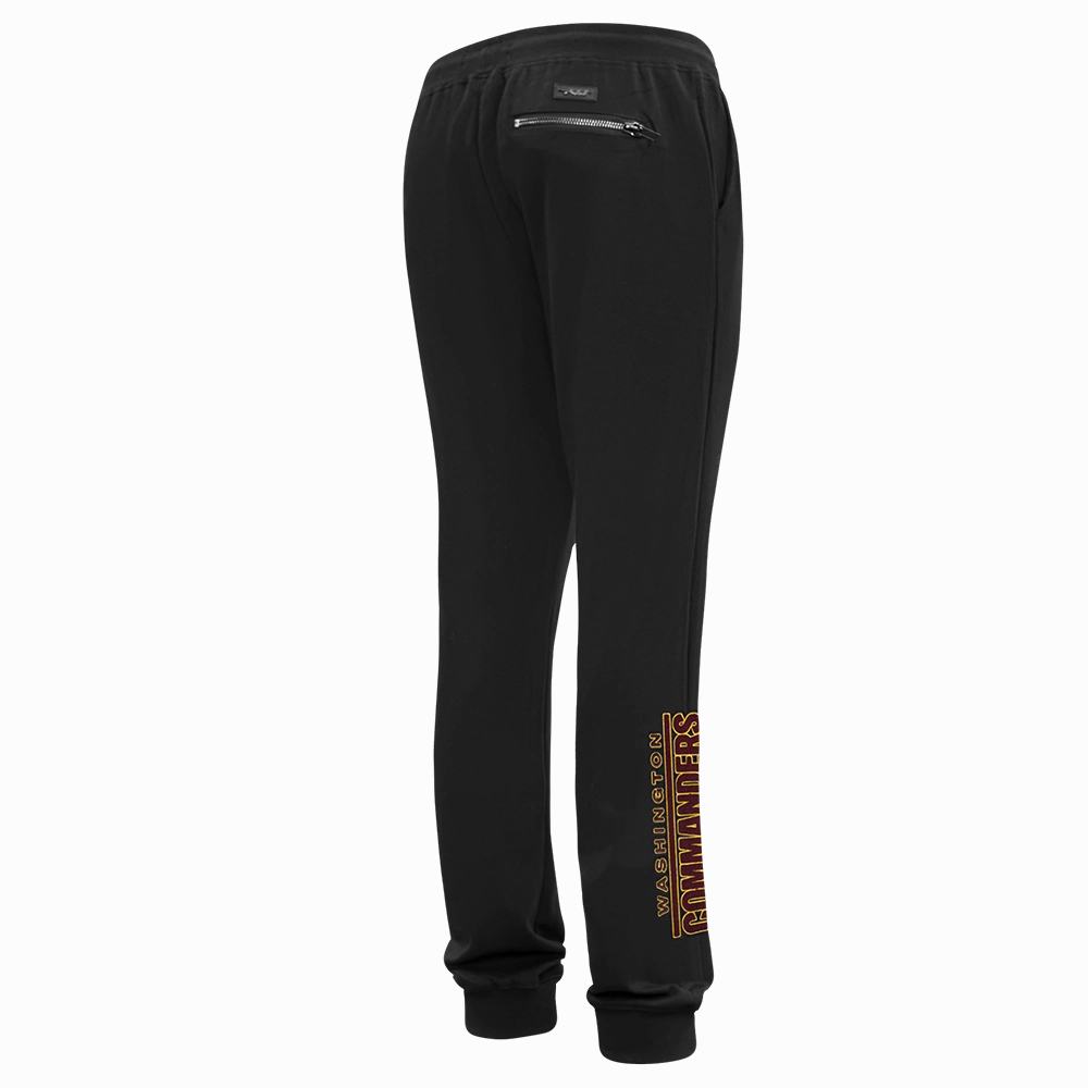 NFL WASHINGTON COMMANDERS CLASSIC CHENILLE MEN'S JOGGER (BLACK)