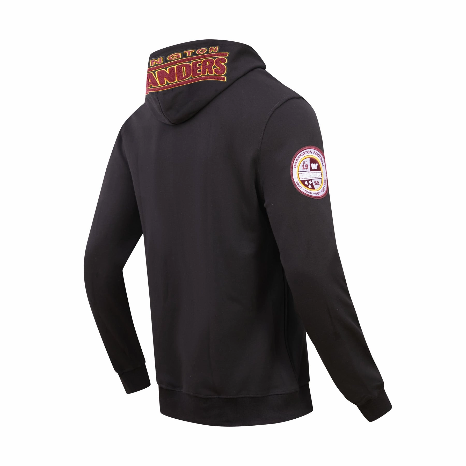 NFL WASHINGTON COMMANDERS CLASSIC CHENILLE MEN'S PO HOODIE (BLACK)