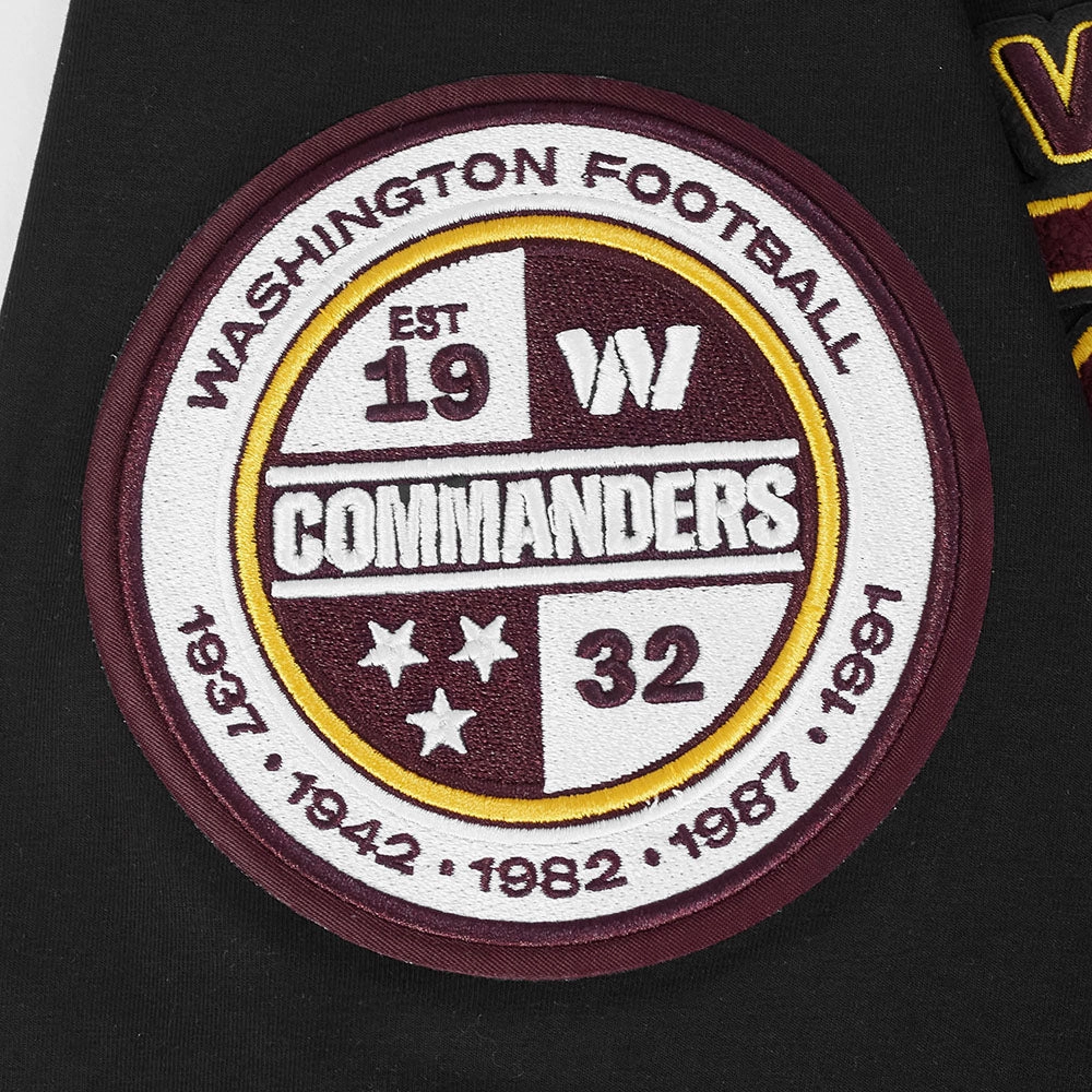 NFL WASHINGTON COMMANDERS CLASSIC CHENILLE MEN'S TEE (BLACK)