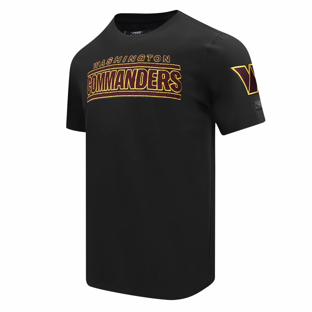 NFL WASHINGTON COMMANDERS CLASSIC CHENILLE MEN'S TEE (BLACK)