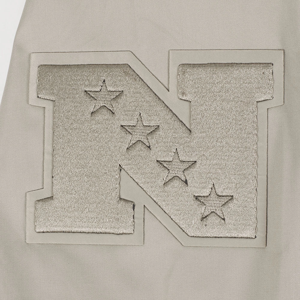NFL WASHINGTON COMMANDERS NEUTRAL MEN'S TWILL JACKET (TAUPE)