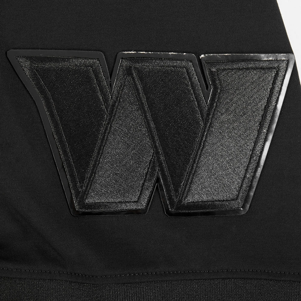 NFL WASHINGTON COMMANDERS TRIPLE BLACK MEN'S DOUBLE KNIT TEE SS (TRIPLE BLACK)