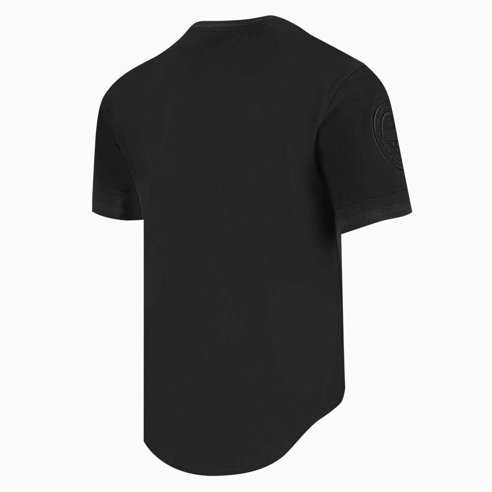 NFL WASHINGTON COMMANDERS TRIPLE BLACK MEN'S DOUBLE KNIT TEE SS (TRIPLE BLACK)