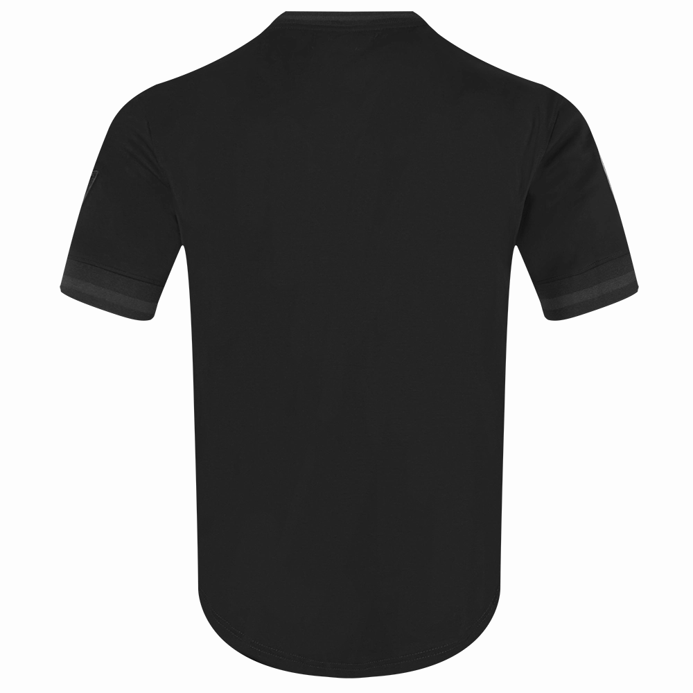 NFL WASHINGTON COMMANDERS TRIPLE BLACK MEN'S DOUBLE KNIT TEE SS (TRIPLE BLACK)