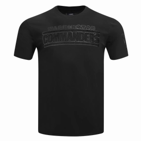 NFL WASHINGTON COMMANDERS TRIPLE BLACK MEN'S TEE (TRIPLE BLACK)