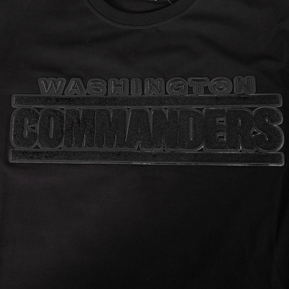 NFL WASHINGTON COMMANDERS TRIPLE BLACK MEN'S TEE (TRIPLE BLACK)