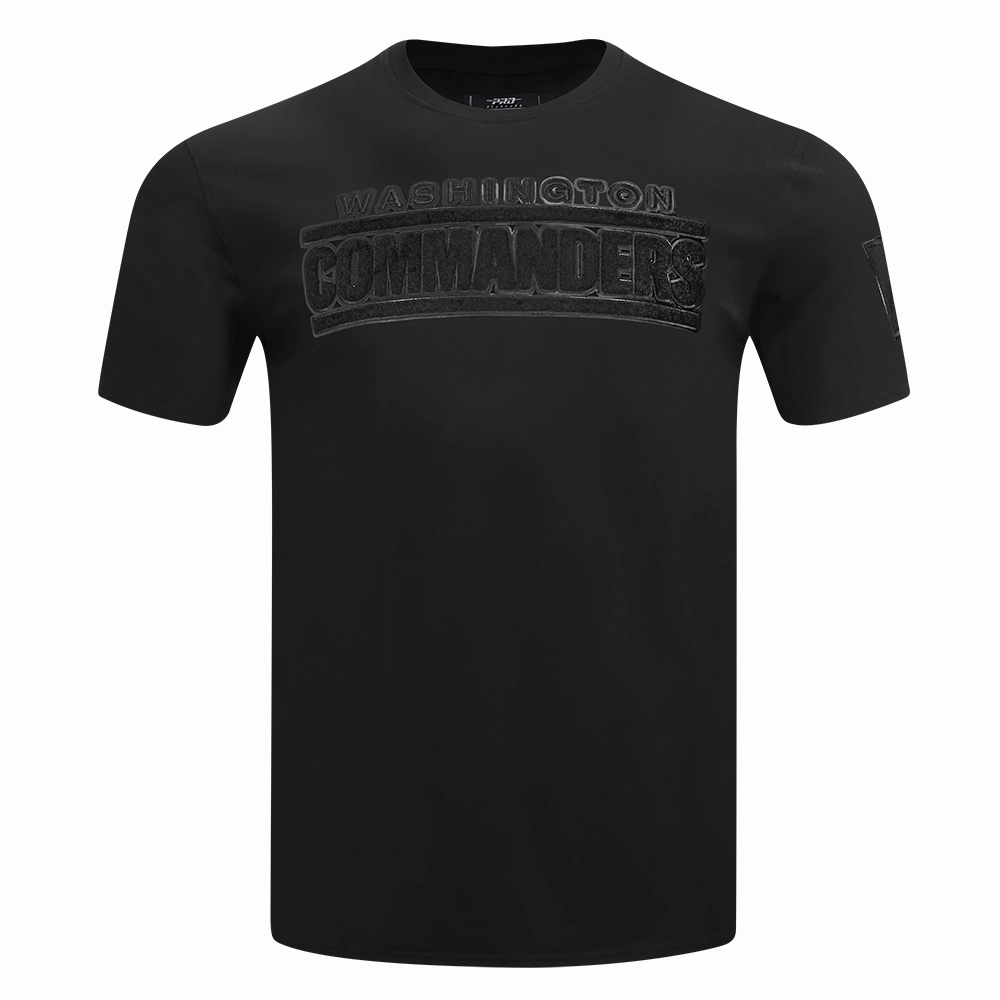 NFL WASHINGTON COMMANDERS TRIPLE BLACK MEN'S TEE (TRIPLE BLACK)