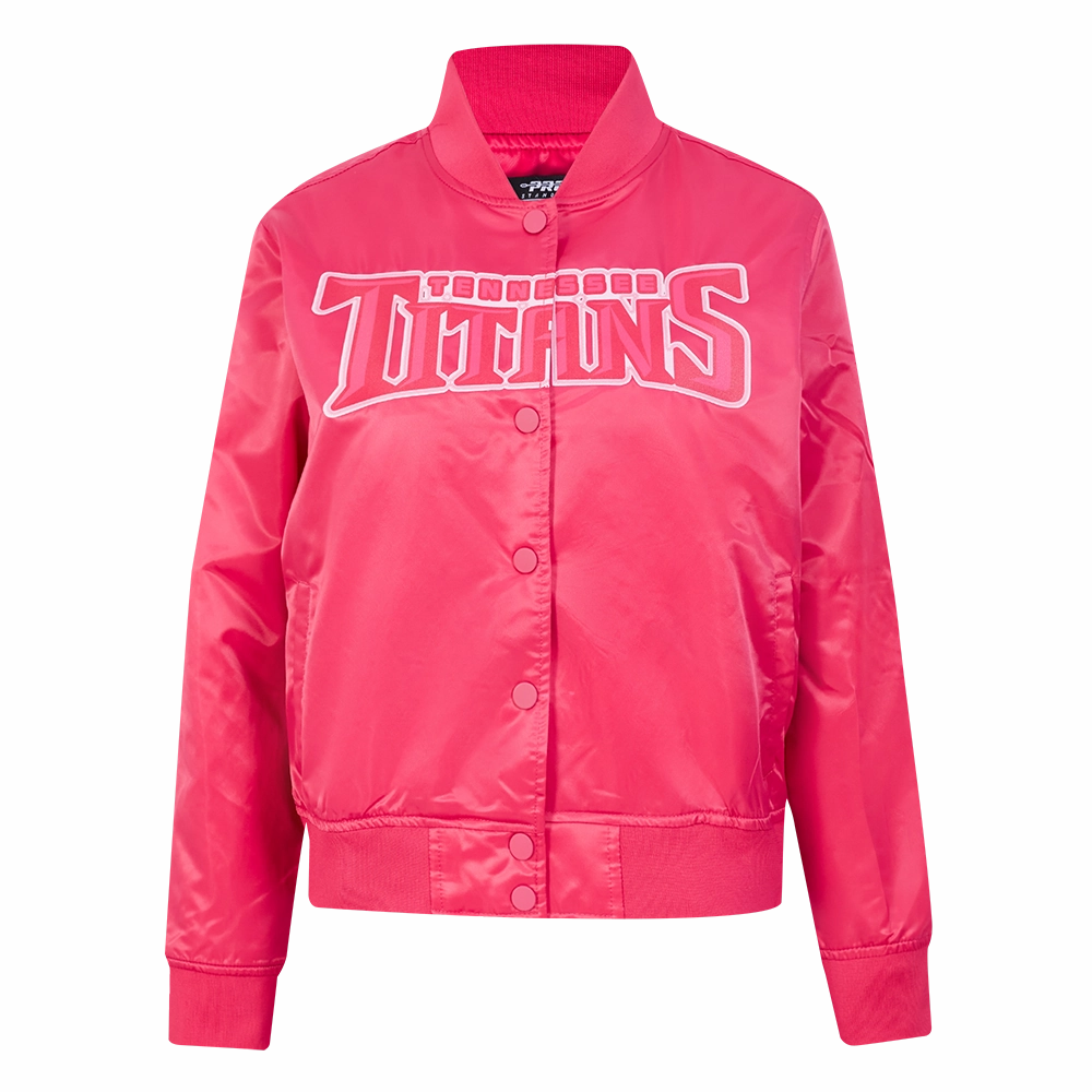 NFL WASHINGTON COMMANDERS TRIPLE PINK WOMEN'S SATIN JACKET (BEETROOT PURPLE)