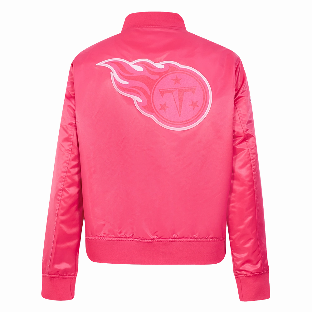 NFL WASHINGTON COMMANDERS TRIPLE PINK WOMEN'S SATIN JACKET (BEETROOT PURPLE)
