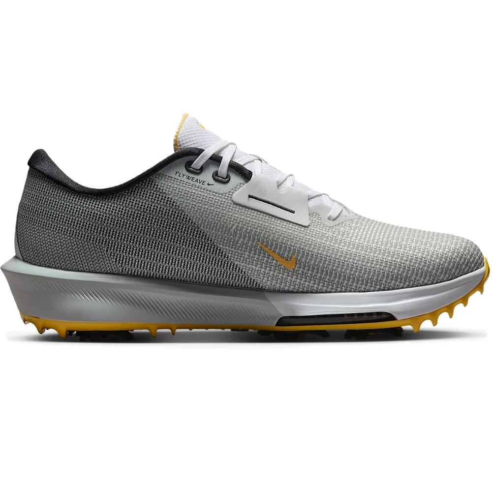 Loud Looks, Smooth Moves Nike Air Zoom Infinity Tour 2 Spiked Waterproof Shoes - White/Topaz Golf-Pure Platinum-Black