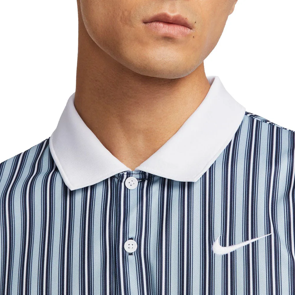 Nike Dri-Fit Victory  Polo Shirt - Lt Armory Blue/White Made to Turn Heads