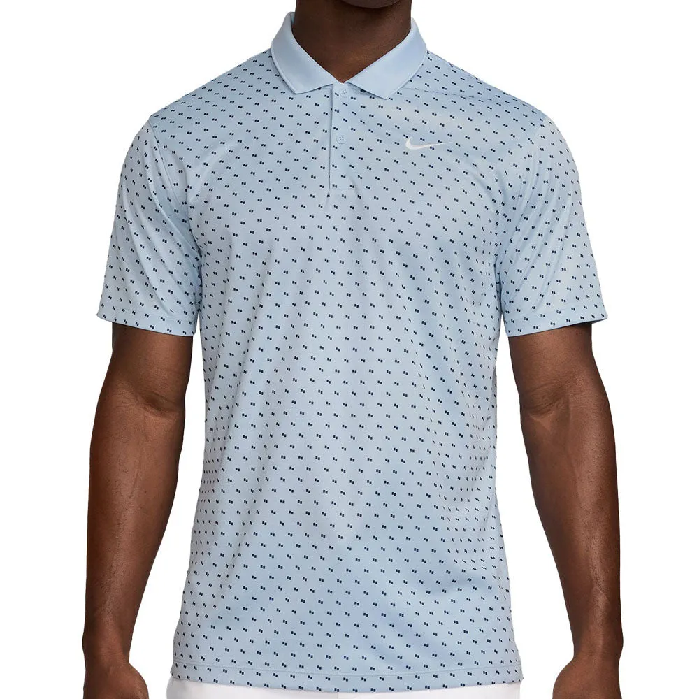 Own Every Step Nike Dri-Fit Victory  Polo Shirt - Lt Armory Blue/White