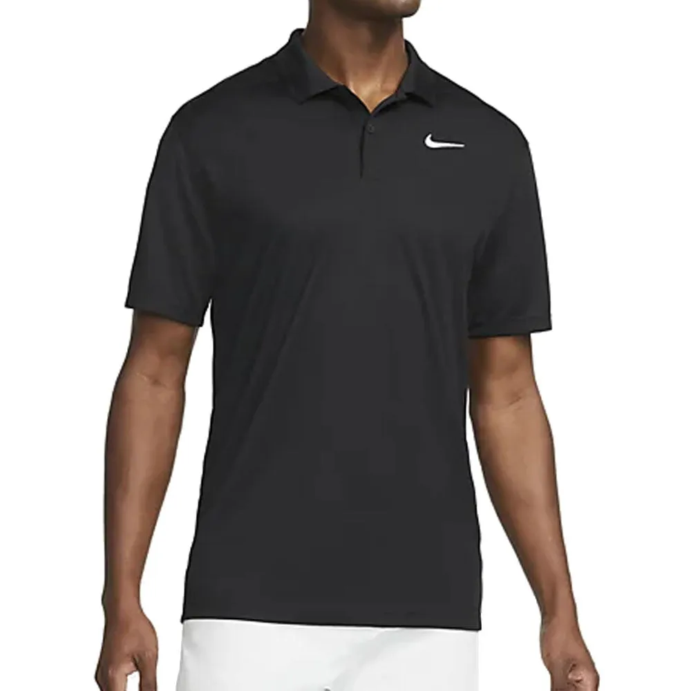 Nike Dri-Fit Victory Solid Polo Shirt - Black/White Designed to Dominate Cyber Monday Sale