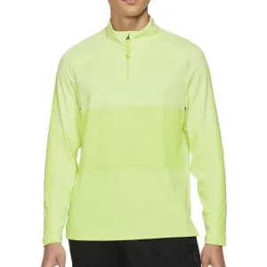Step Out Boldly Nike Dry Vapor 1/2 Zip Golf Sweater - Lemon Twist/White/Black