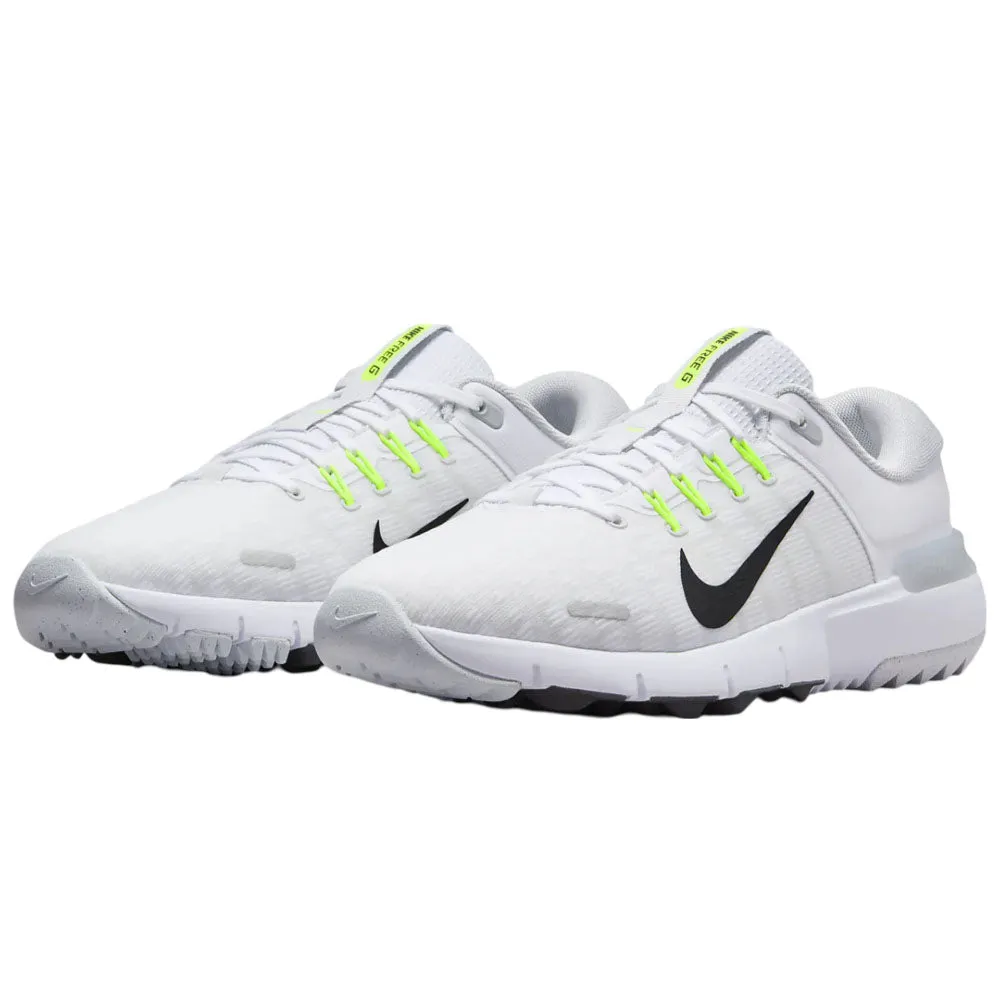 Nike Free Golf Nn Spikeless Waterproof Shoes - White/Pure Platinum/Wolf Grey/Black Bring the Heat Move Beyond Ordinary