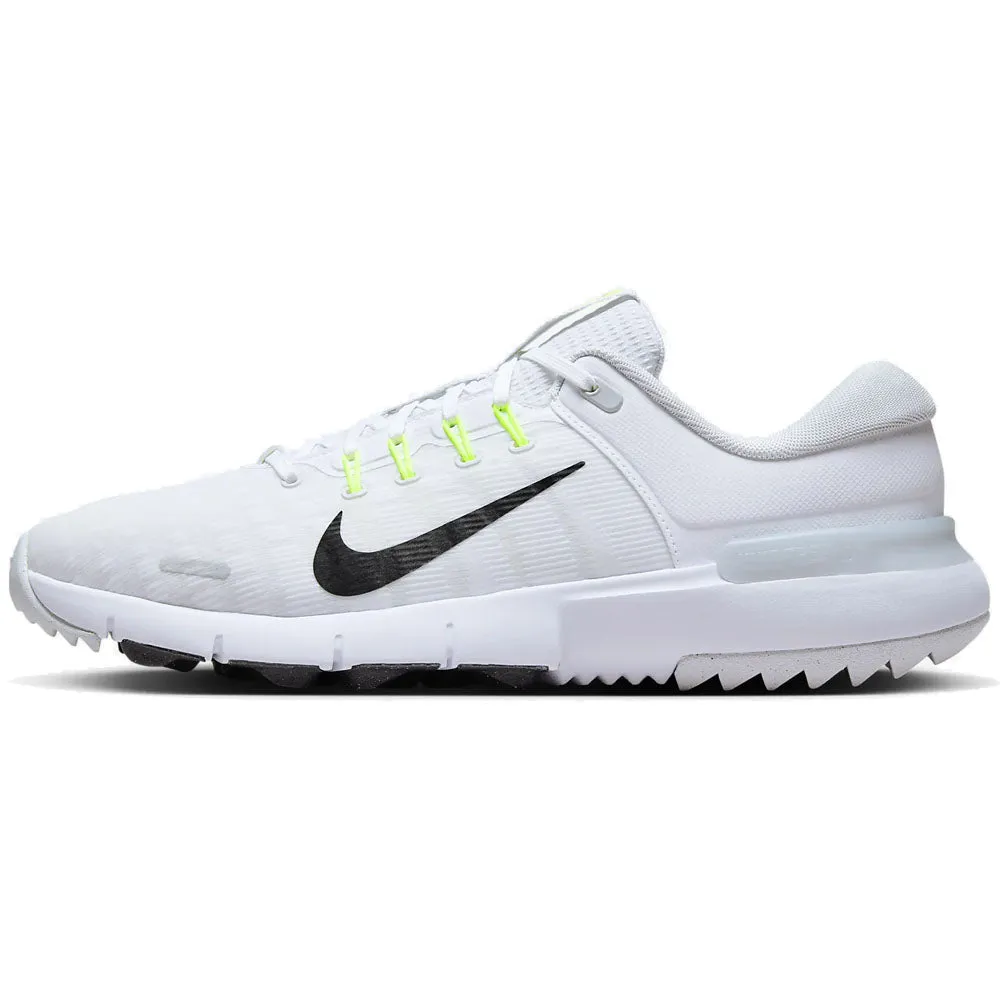 Define Your Own Way Nike Free Golf Nn Spikeless Waterproof Shoes - White/Pure Platinum/Wolf Grey/Black