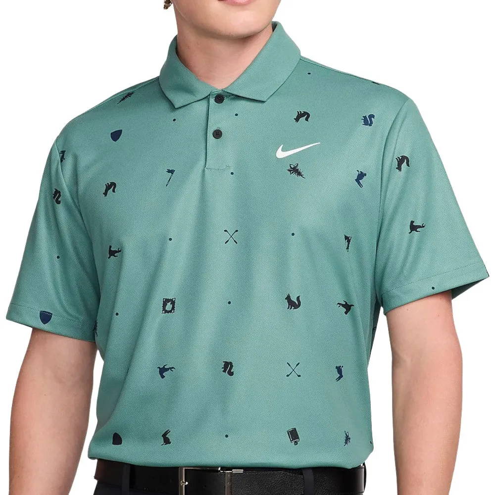 Designed to Dominate Move Beyond Ordinary Nike Tour Dri-Fit Polo Shirt - Bicoastal/White