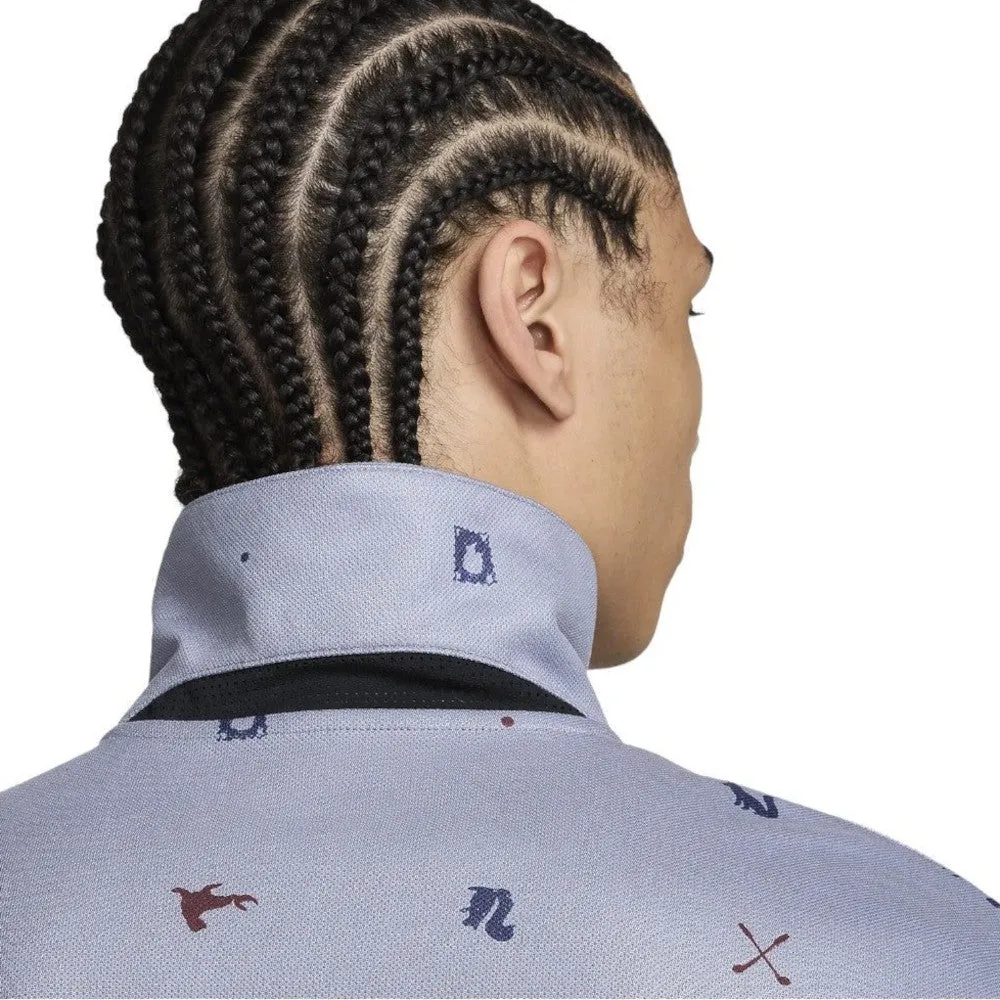 Economical Nike Tour Dri-Fit Polo Shirt - Light Carbon/White