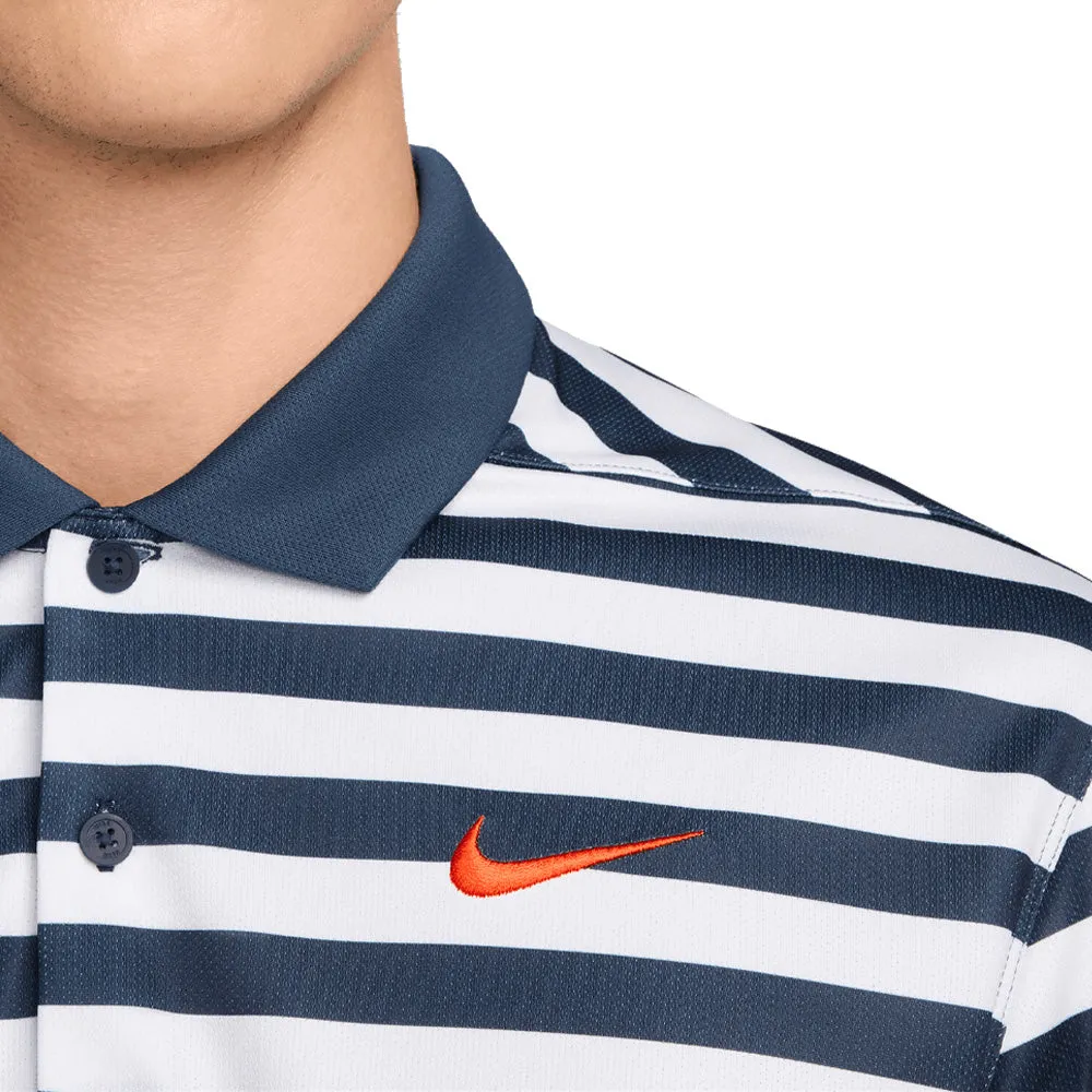 Nike Victory  Dri-Fit Polo Shirt - Obsidian/Team Orange Walk with Purpose