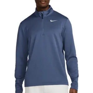 Budget Friendly Walk with Purpose Nike Victory Dri-Fit Therma Flex 1/2 Zip Pullover - Diffused Blue/Obsidian/White