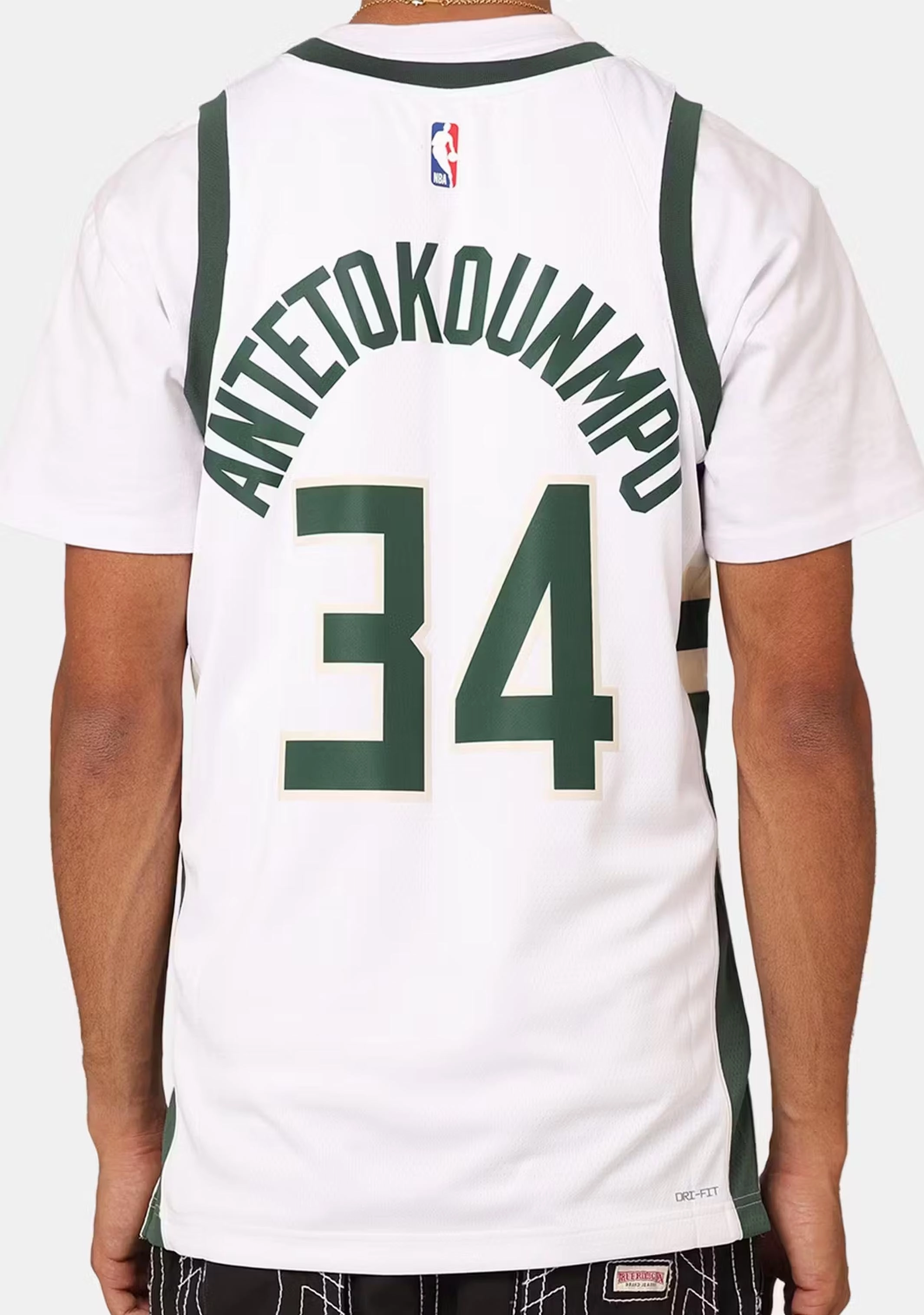 Nike Men's Giannis Antetokounmpo Milwaukee Bucks Dri-FIT Swingman Jersey