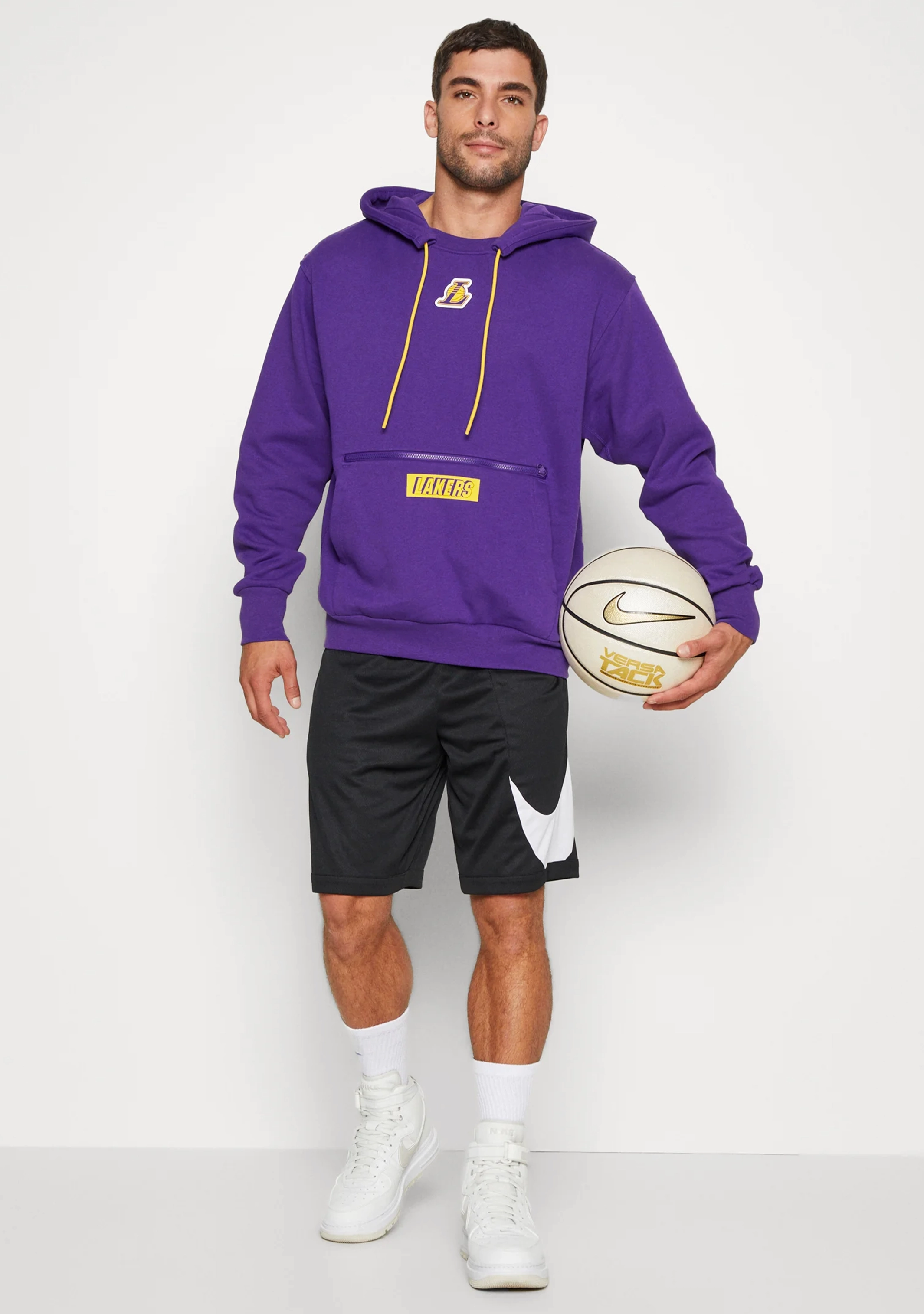 Nike Men's LA Lakers Court-side NBA Fleece Hoodie