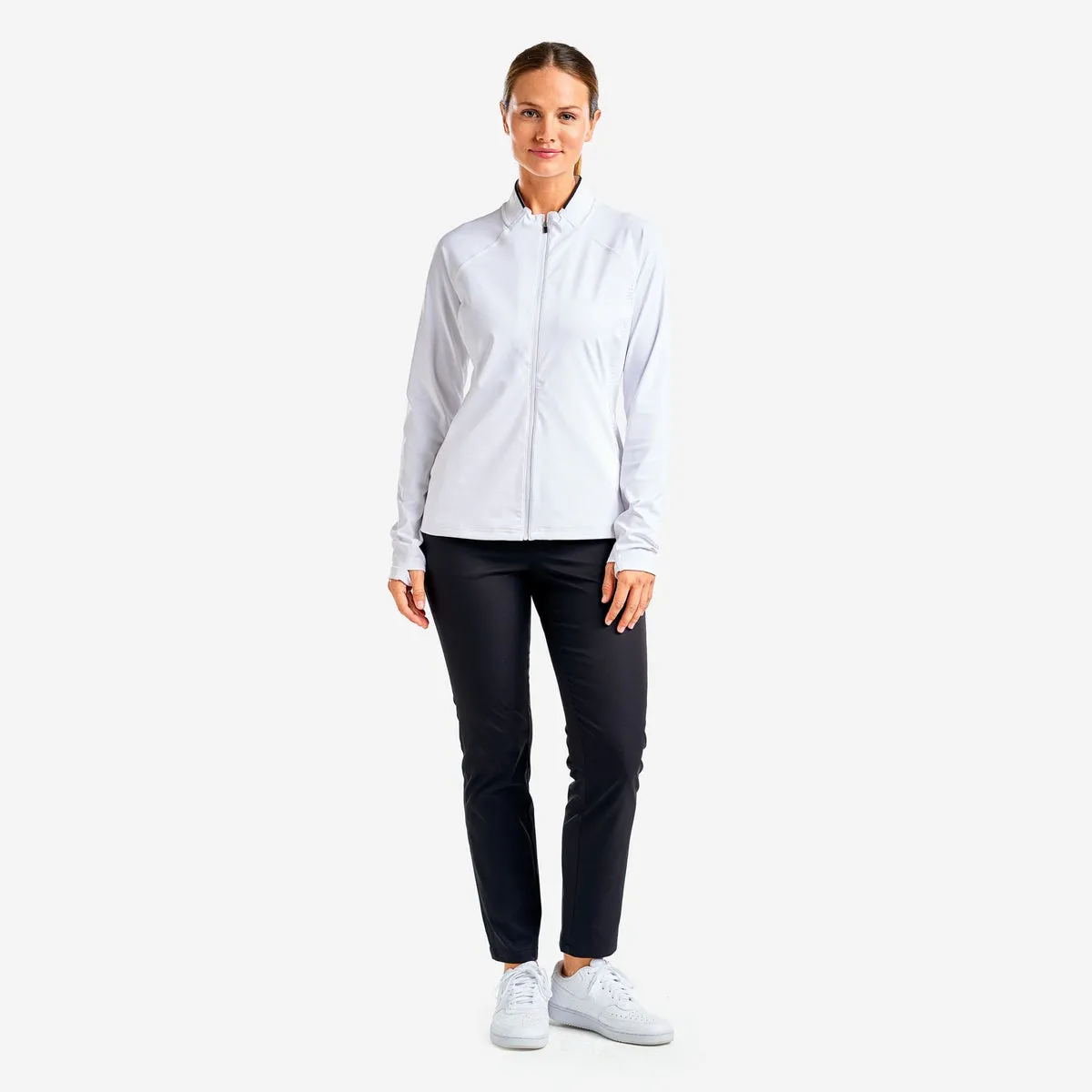 Bring the Heat Performance Unleashed Nivo Women'S Alyssa Golf Jacket - White
