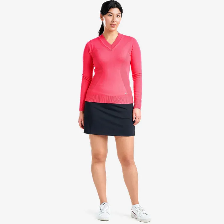 New Year's Eve Sale Nivo Women'S Nicole V-Neck Sweater - Cherry