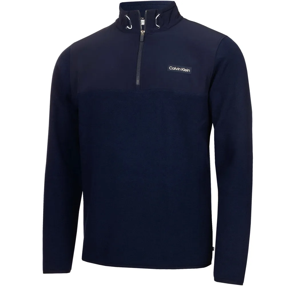 Calvin Klein Hybrid Polar Fleece - Evening Blue Deal Of The Century Memorial Day Sale