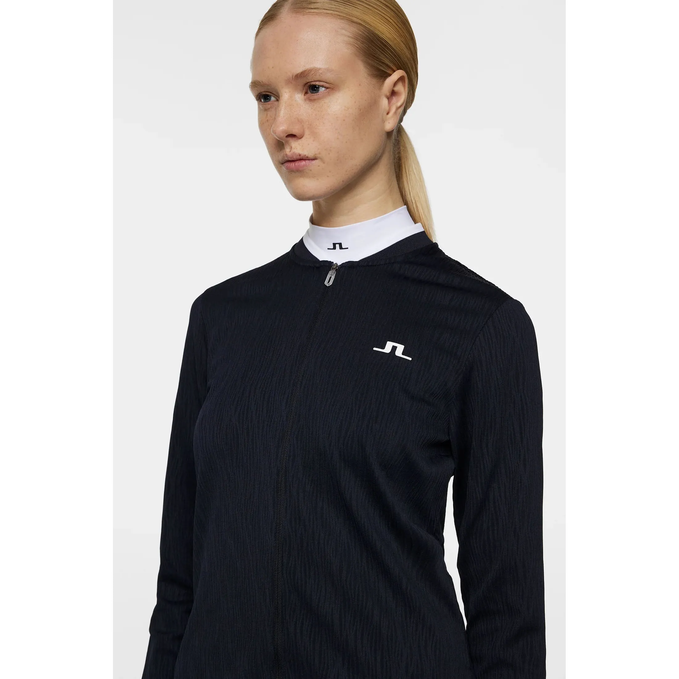 Footwear for the Fearless Fearlessly You J.Lindeberg Women'S Susanna Golf Mid-Layer - Jl Navy
