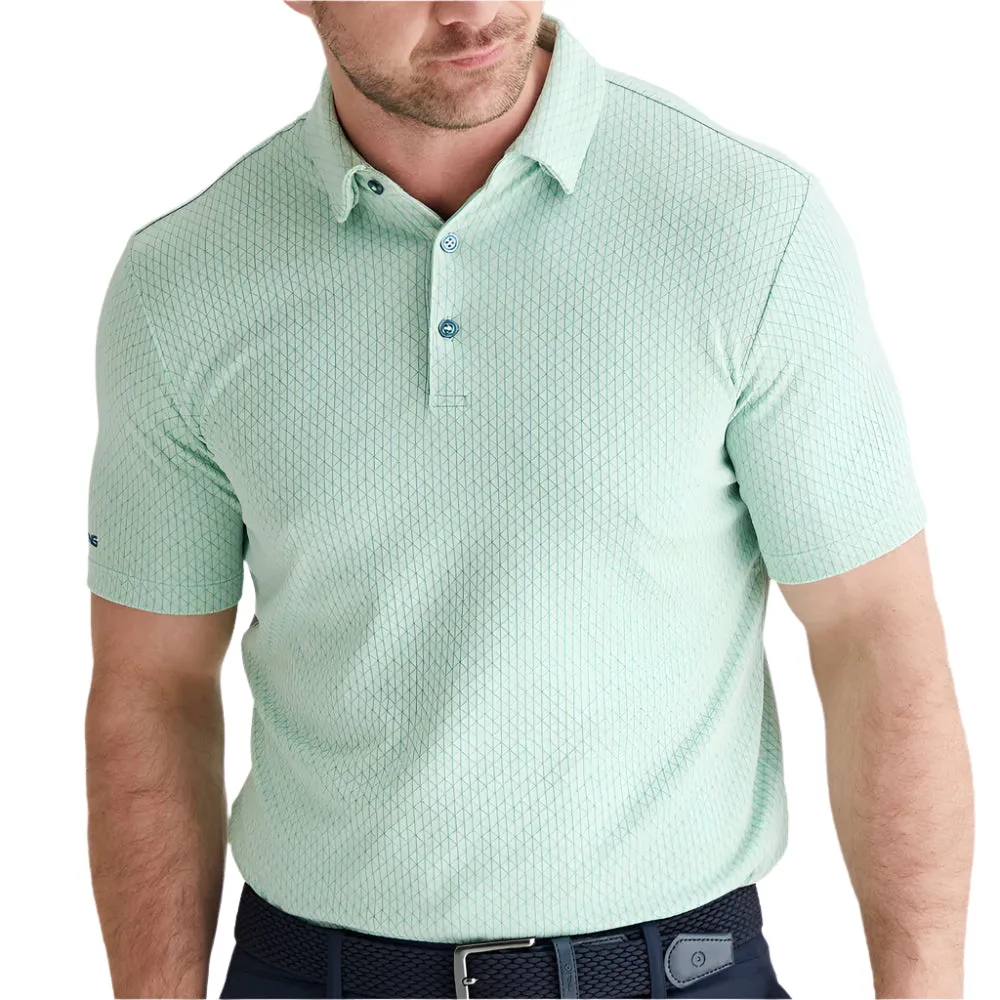 Ping Hershel Polo Shirt - Misty Green Multi Built for the Bold Step Into Strength