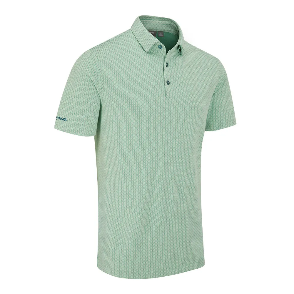 Rise Every Time Born to Stand Out Ping Hershel Polo Shirt - Misty Green Multi