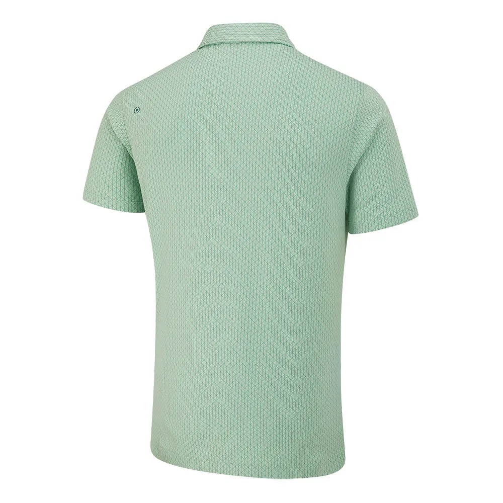 Ping Hershel Polo Shirt - Misty Green Multi Stride with Confidence