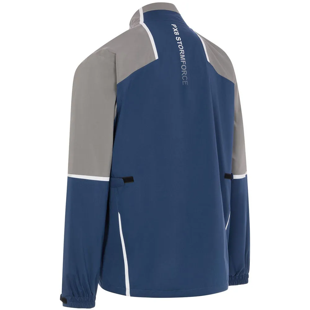 Break Boundaries Proquip Stormforce Pro Px8 Waterproof Jacket - Blue/Grey