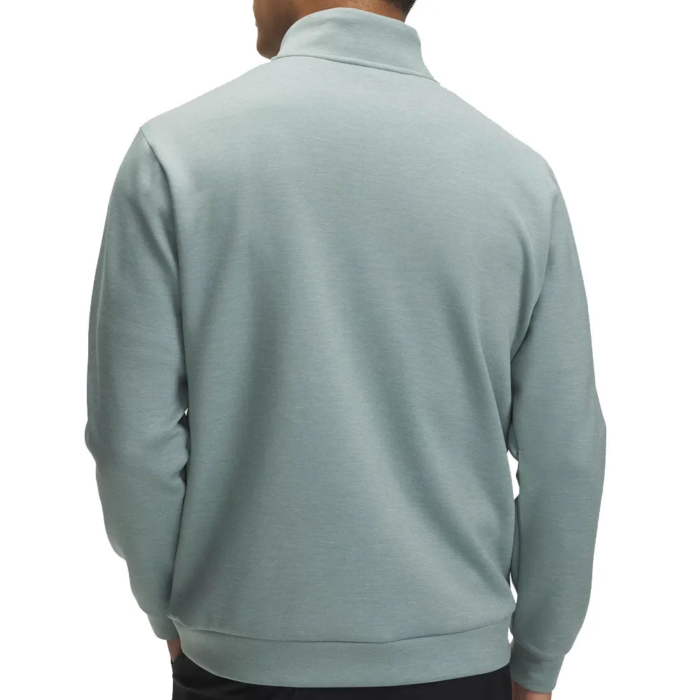 Made to Move Engineered for Speed Under Armour Drive Midlayer Pullover - Silica Green/Hydro Green/Silica Green