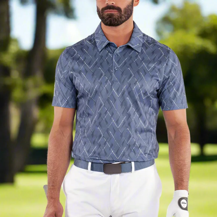 Galvin Green Mads Polo Shirt - Moonlight Blue Game-Changer Footwear