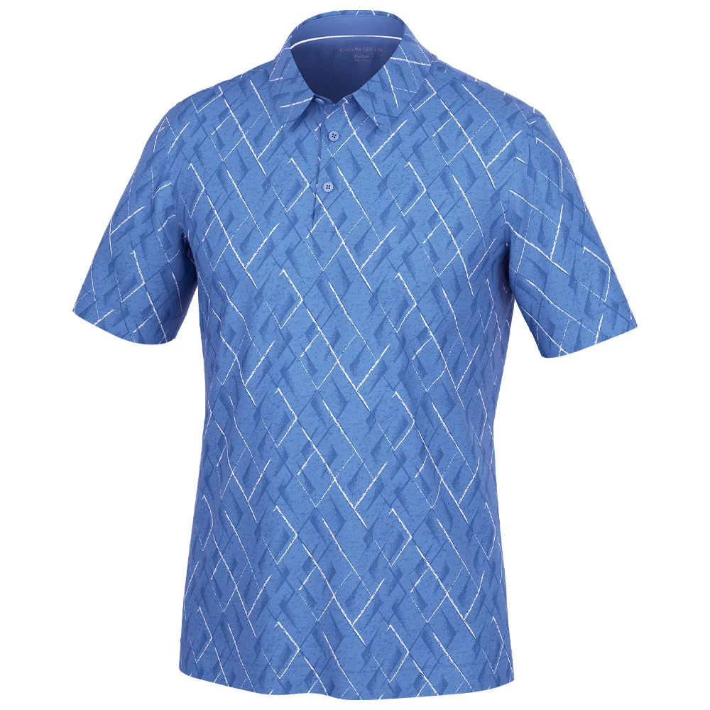 Galvin Green Mads Polo Shirt - Moonlight Blue Push Beyond Limits Unapologetically You